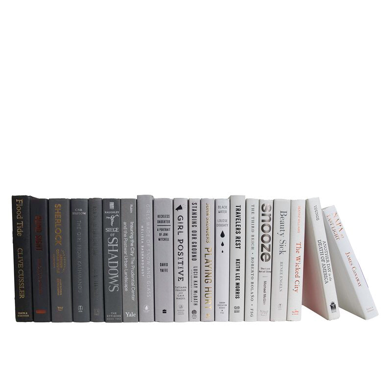 Modern Grey Ombré | Decorative Books | Books by The Foot & Color | Free Shipping