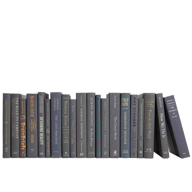 Modern Slate | Decorative Books | Books by The Foot & Color | Free Shipping
