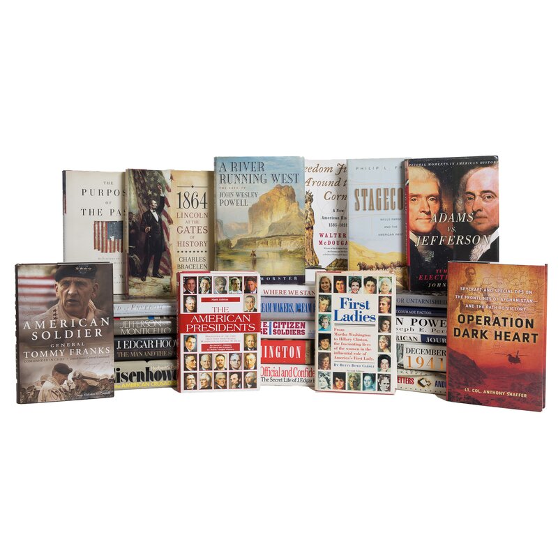 Modern U.S. History | Decorative Books | Books by The Foot & Color | Free Shipping