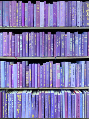 Purple Passion | Decorative Books | Books by The Foot & Color | Free Shipping
